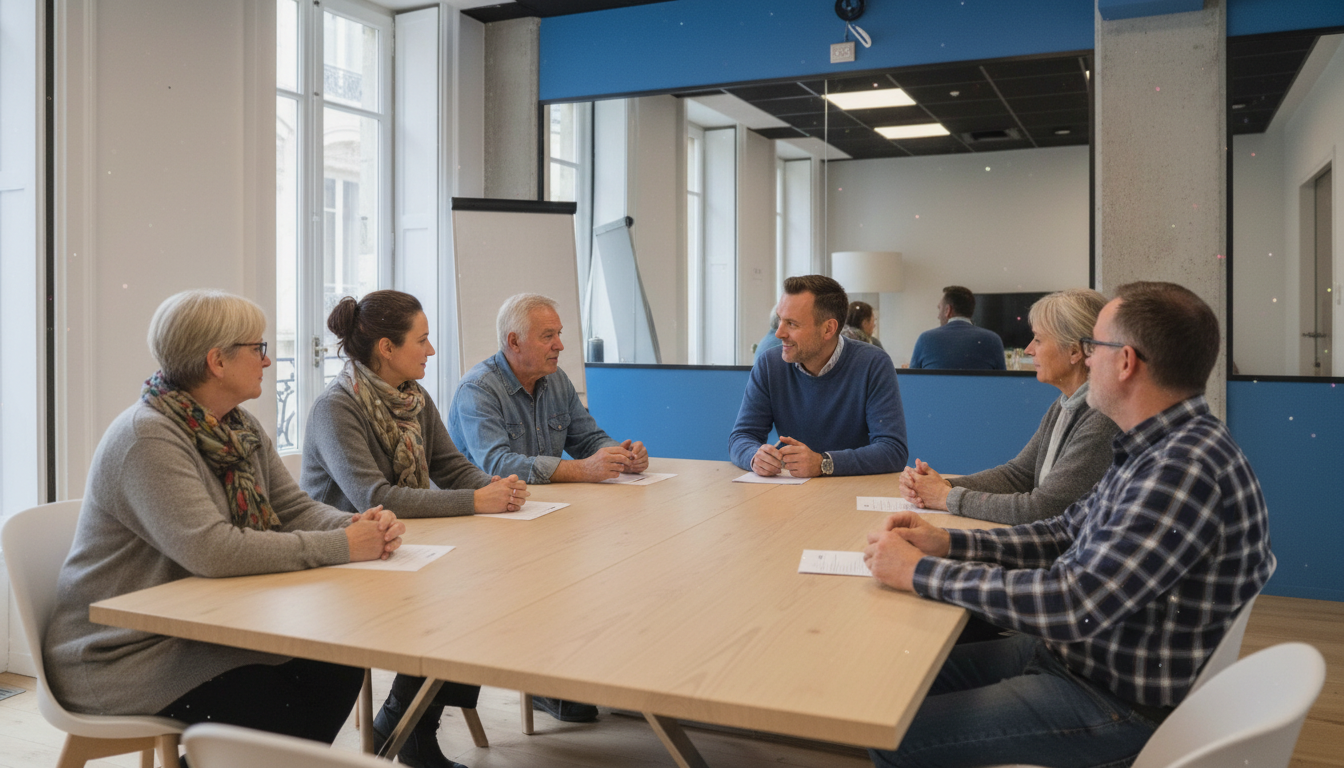 Participants in a healthcare focus group