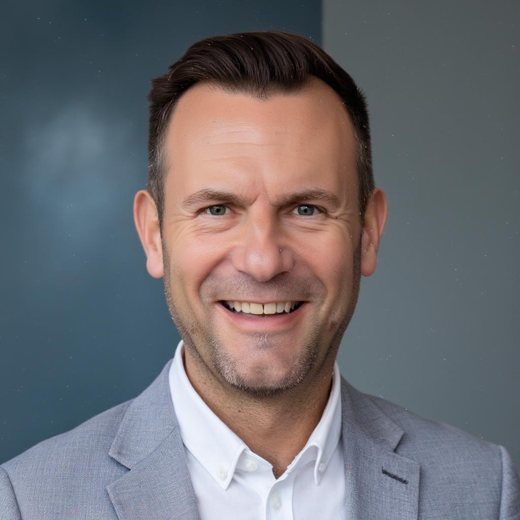 George moderating or interviewing in a healthcare research setting